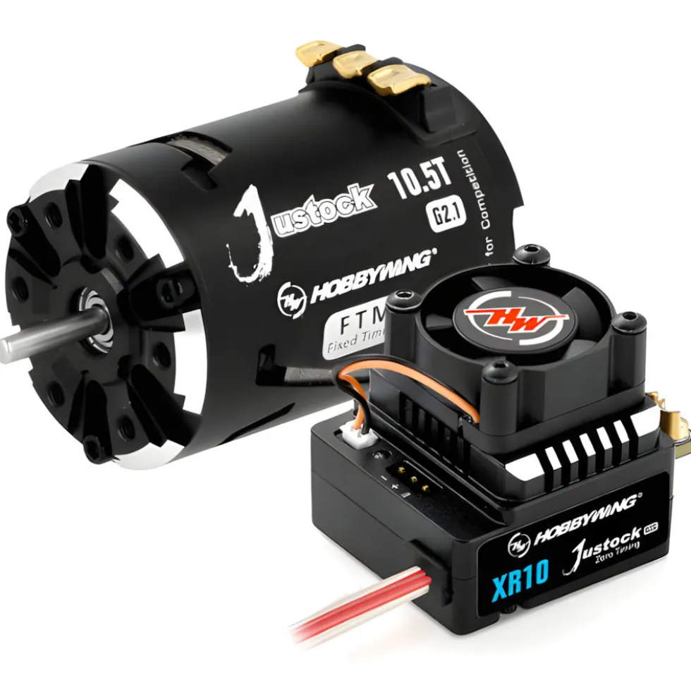 Hobbywing Xerun Justock Combo G3S mit 10.5 Turn 4000kV für 1:10 Stock
