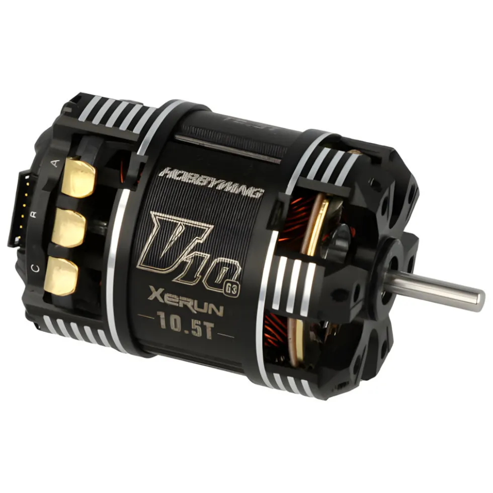 Hobbywing Xerun V10 Brushless Motor G3 4500kV (2-3s) 10.5T Sensored