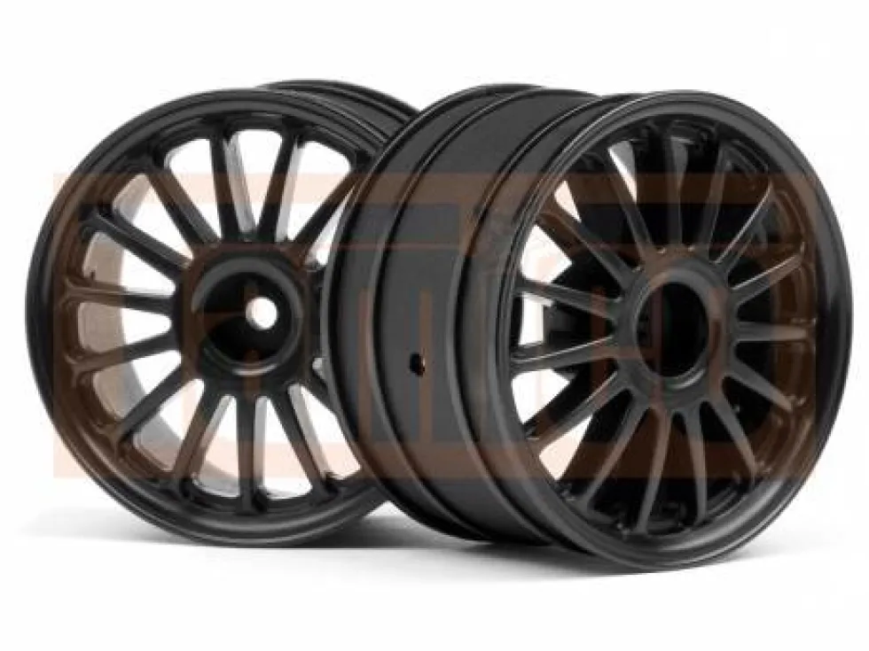 HPI 107972 Asphalt Felge schwarz 57x35mm (2) WR8