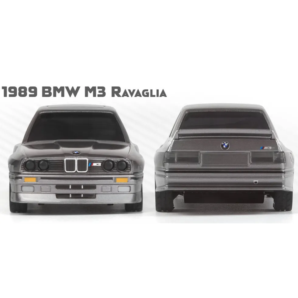 HPI Racing BMW M3 E30 Ravaglia 1989 nano-TTR 1:64 Dark Silver