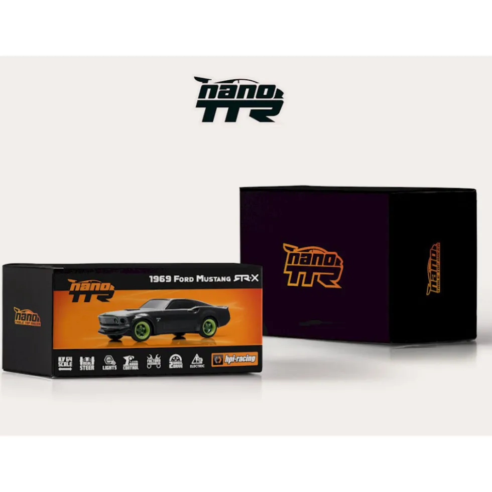 HPI Racing Ford Mustang 1969 RTR-X nano-TTR 1:64