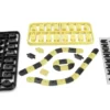 HPI Racing nano-TTR Curb Set - Schwarz/Gelb