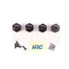 HRC Alu 12 mm Radmitnehmer klemmbar 10 mm Breit Schwarz (4)