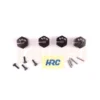 HRC Alu 12 mm Radmitnehmer klemmbar 8 mm Breit Schwarz (4)