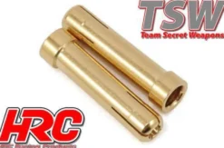 HRC Racing Goldkontakt-Stecker Adapter 5.0mm zu 4.0mm (2)