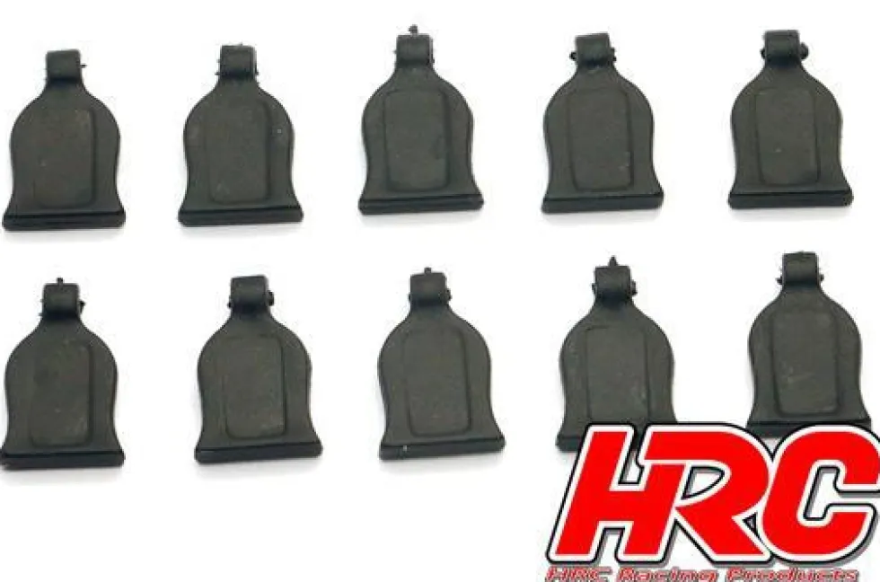 HRC Racing Grip für Karosserieklammern 1:10 Schwarz (10)