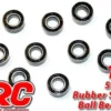 HRC Racing Kugellager 5x10x4mm Gummidichtung (10)