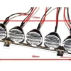 HRC Racing LED Lichtset 1/10 Dachlampen-Bügel (5 LEDs)