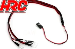 HRC Racing LED Lichtset 1/10 vorne/hinten (4 LEDs)