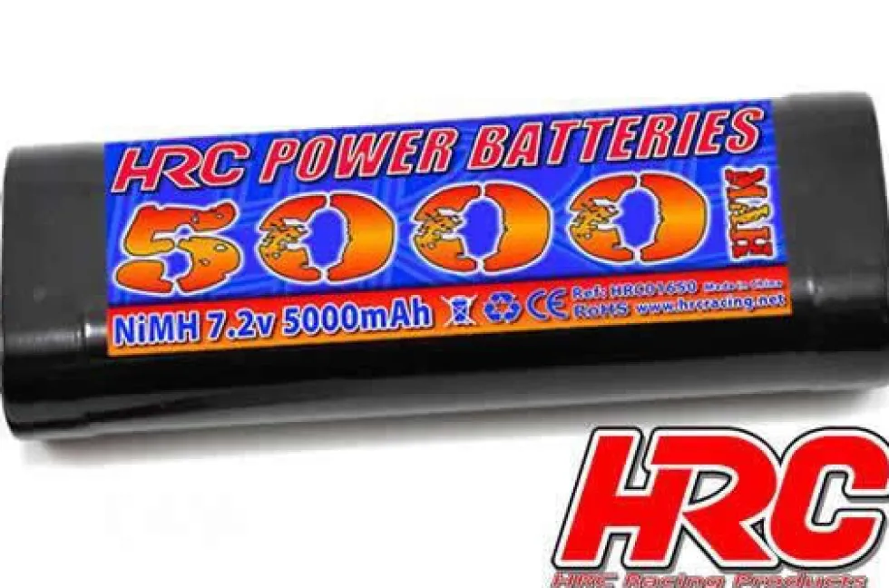 HRC Racing Pack NiMH 7.2V 5000mAh Tamiya Stecker