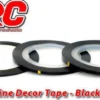 HRC Racing Zierband / Zierstreifen / Bodylines 1.5mm schwarz (15m)