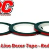 HRC Racing Zierband / Zierstreifen / Bodylines 1.5mm rot (15m)