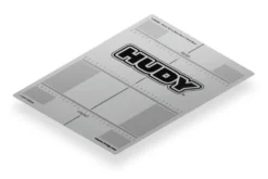 Hudy Kunststoff-Aufkleber für Setup-Board 282x386 mm - 1:10 Tourenwagen