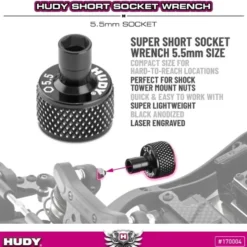 HUDY Kurzer Steckschlüssel 5.5 mm