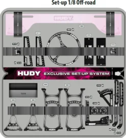 Hudy Setup-Transporttasche für 1:10- und 1:8-Offroad & GT Setup-Systeme