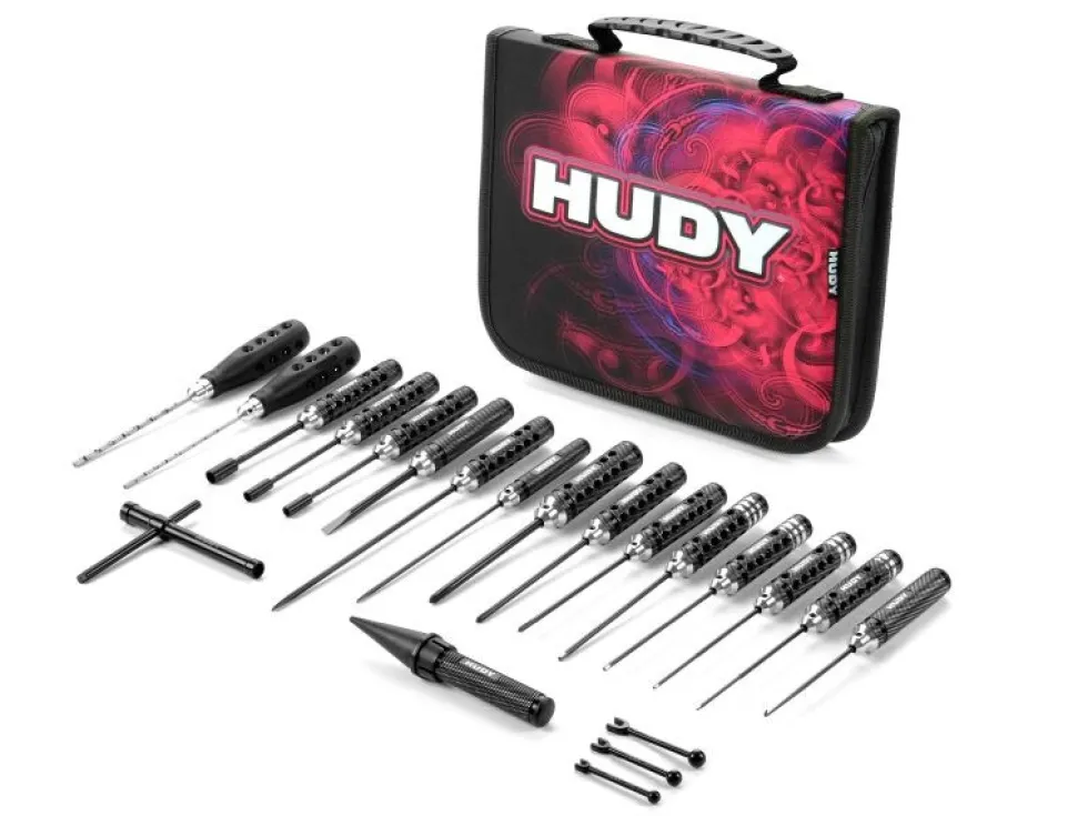 Hudy Werkzeugset + Tragetasche - für alle Fahrzeuge