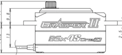 KO Propo Servo BSx4S-one10 Grasper2 | Low-Profile | 12kg | 0.11s