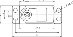 KO Propo Servo RSx4S-one10X-TAM Low-Profile | Metall-Getriebe | 12kg | 0s10s