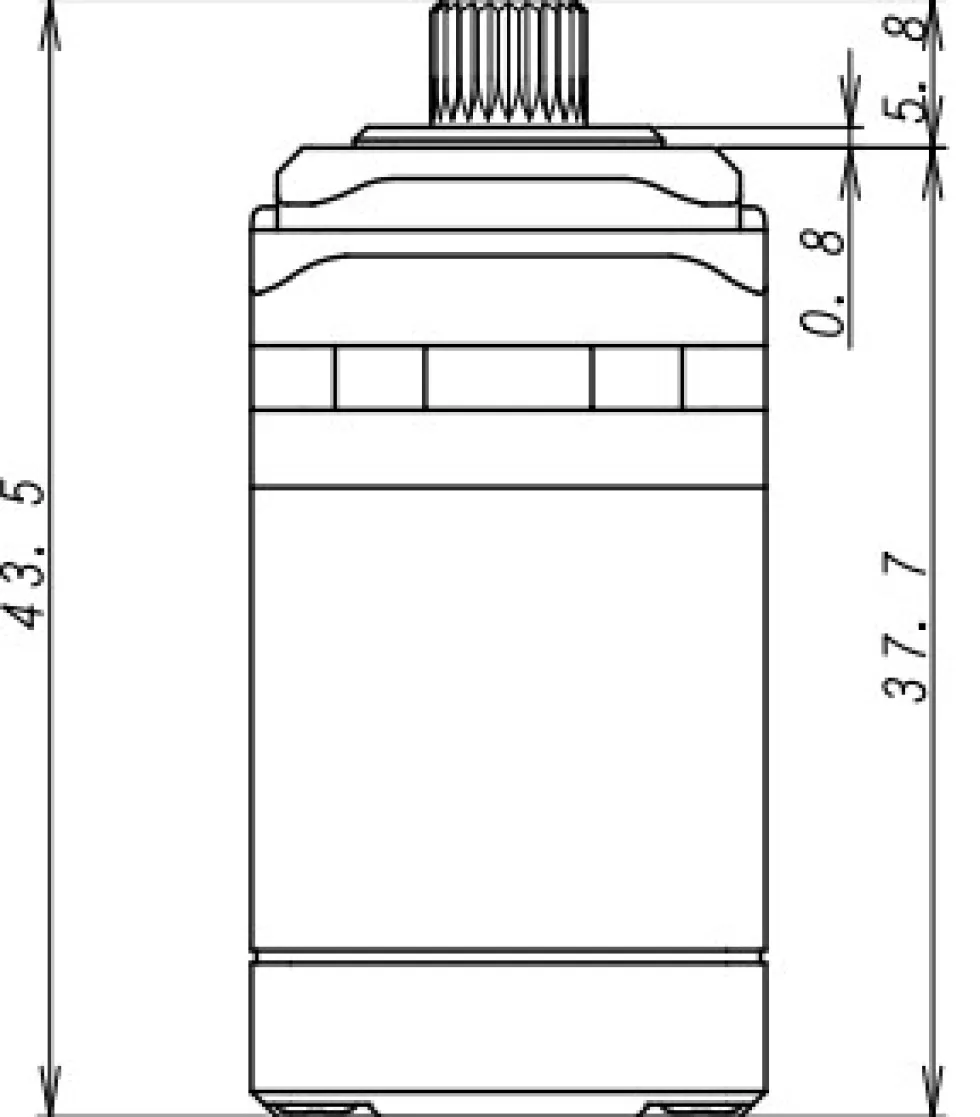 KO Propo Servo RSx4S-Power H.C | Metallgetriebe | 26kg | 0.13s | 1:8