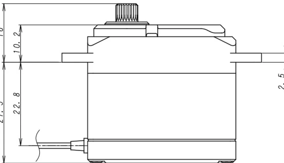 KO Propo Servo RSx4S-Power H.C | Metallgetriebe | 26kg | 0.13s | 1:8