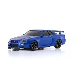 Kyosho Mini-Z AWD Nissan Skyline GT-R R34 Metallic-Blau