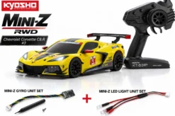 Kyosho Mini-Z Corvette C8-R Yellow MR04 RWD mit Licht & Gyro (W-MM/KT531P)