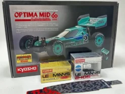 Kyosho 30643 Optima Mid Worlds Spec Buggy 60 Jahre Kyosho Le Mans 240 Gold Limited Bausatz