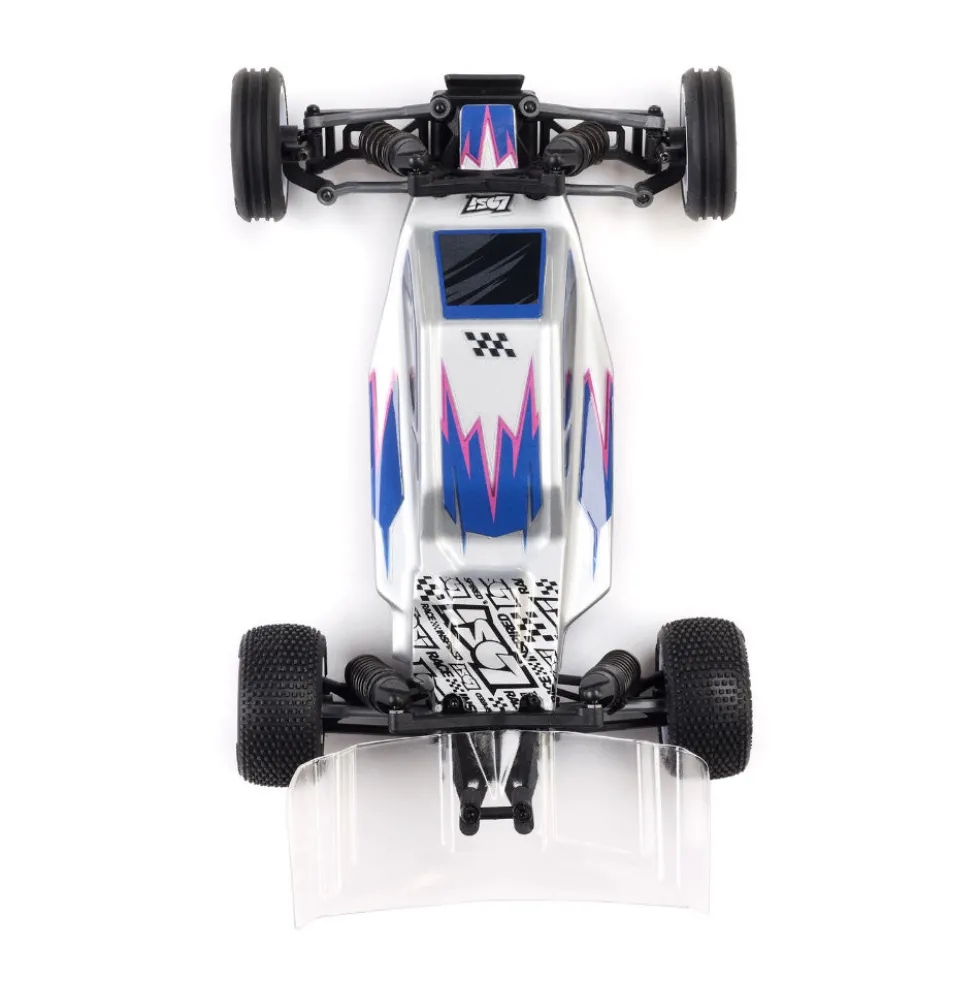 Losi Micro-B 2S 2WD RTR Race Buggy (mit Akku + Lader) 1:24 Silver