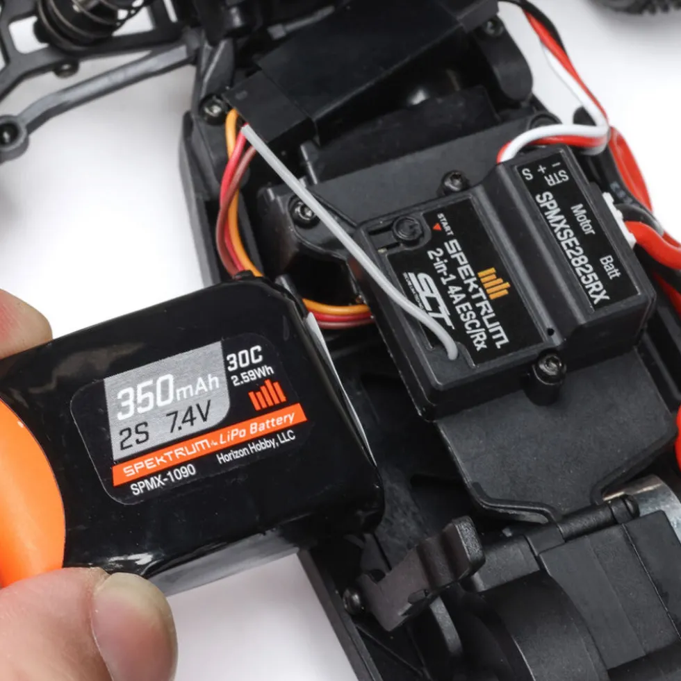 Losi Micro-T 2S 2WD RTR Stadium Truck weiß 1:28