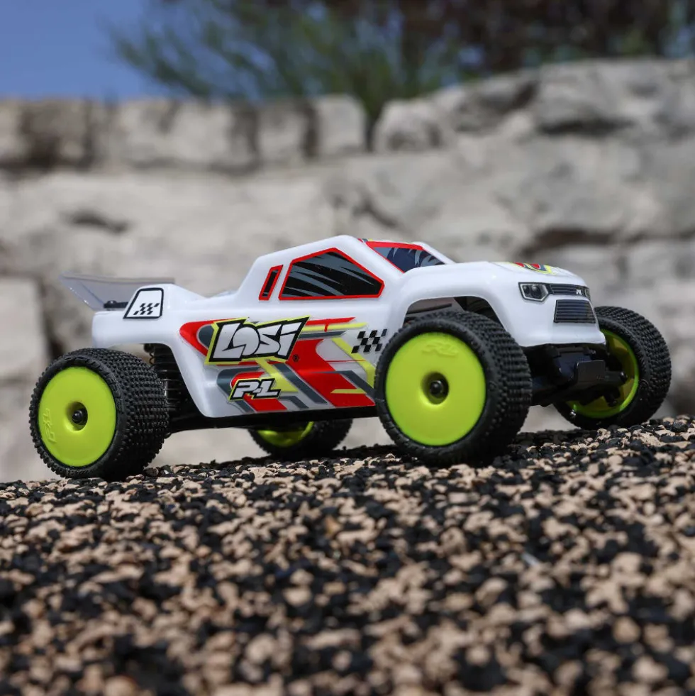 Losi Micro-T 2S 2WD RTR Stadium Truck weiß 1:28