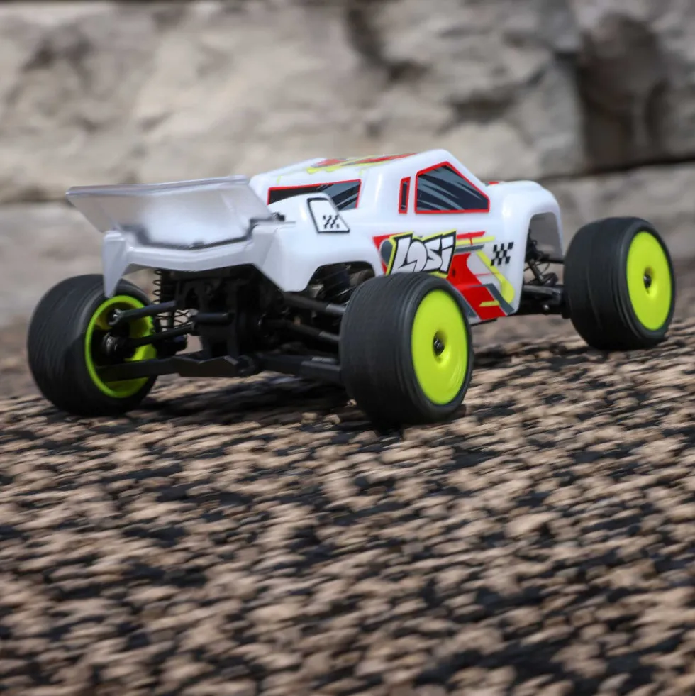 Losi Micro-T 2S 2WD RTR Stadium Truck weiß 1:28
