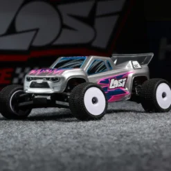 Losi Micro-T 2S 2WD RTR Stadium Truck silber 1:28