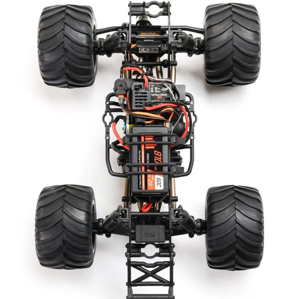Losi Mini LMT Zombie 2S 4X4 1:18 RTR Brushed Monster-Truck Red