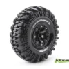 Louise Komplettrad CR-CHAMP 1/10 Crawler Super Soft 2.2 Felgen Schwarz Hex 12mm (2)