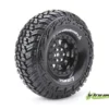 Louise Komplettrad CR-GRIFFIN 1/10 Crawler Super Soft 1.9 Felgen Schwarz Hex 12mm (2)