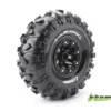 Louise Komplettrad CR-ROWDY 1/10 Crawler Super Soft 2.2 Felgen Schwarz Hex 12mm (2)