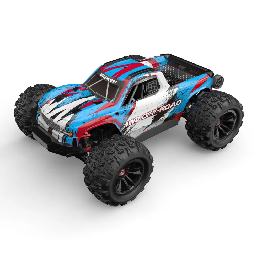 MJX Hyper GO Brushless Monster Truck 4WD 1:16 RTR blau/weiß