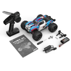 MJX Hyper GO Brushless Monster Truck 4WD 1:16 RTR blau/weiß