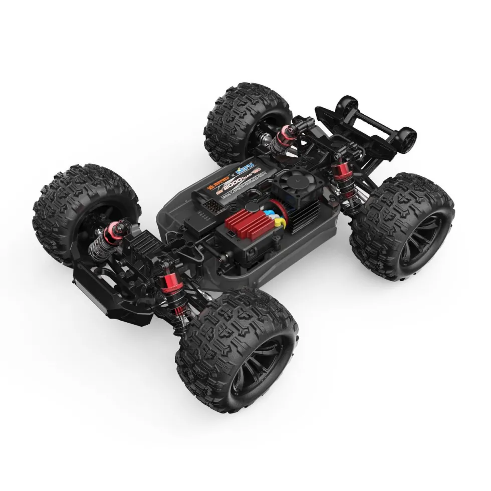 MJX Hyper GO Brushless Monster Truck 4WD 1:16 RTR blau/weiß