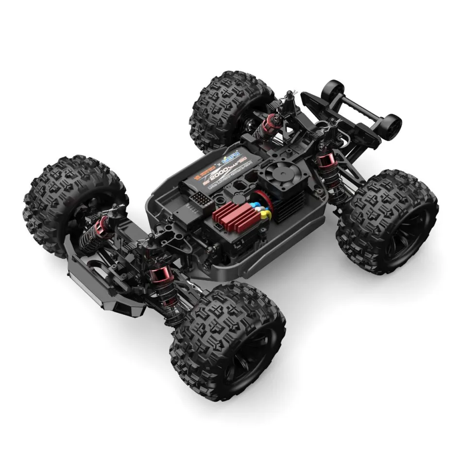 MJX Hyper GO Brushless Truggy 4WD 1:16 RTR blau/rot