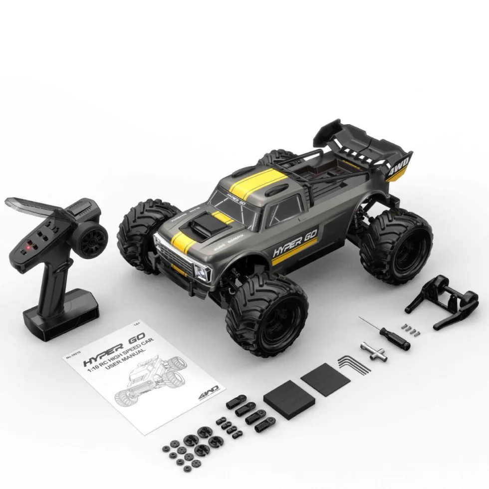 MJX Hyper GO 10210G Truck 1:10 Brushless 4WD RTR Grau