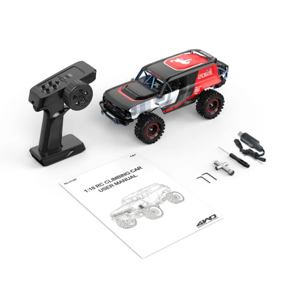 MJX Hyper GO H18P Ford Bronco R Baja 1000 1:18 Crawler