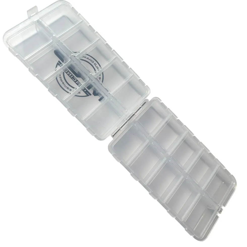 MR33 Kleinteilebox doppelseitig klappbar 16 x 9,4 x 3,9cm mit 20 Fächern - Transparent