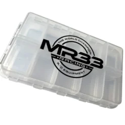 MR33 Kleinteilebox doppelseitig klappbar 16 x 9,4 x 3,9cm mit 20 Fächern - Transparent