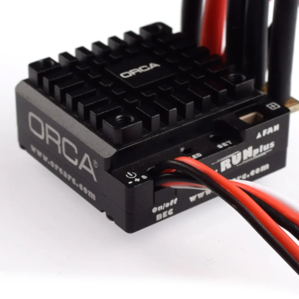 ORCA Runplus Brushless/Brushed Fahrtregler mit Programmierkarte
