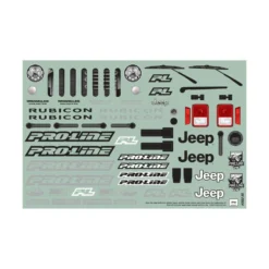 Pro-Line Karosserie Jeep Wrangler Unlimited Rubicon Karo unlackiert 325mm Radstand