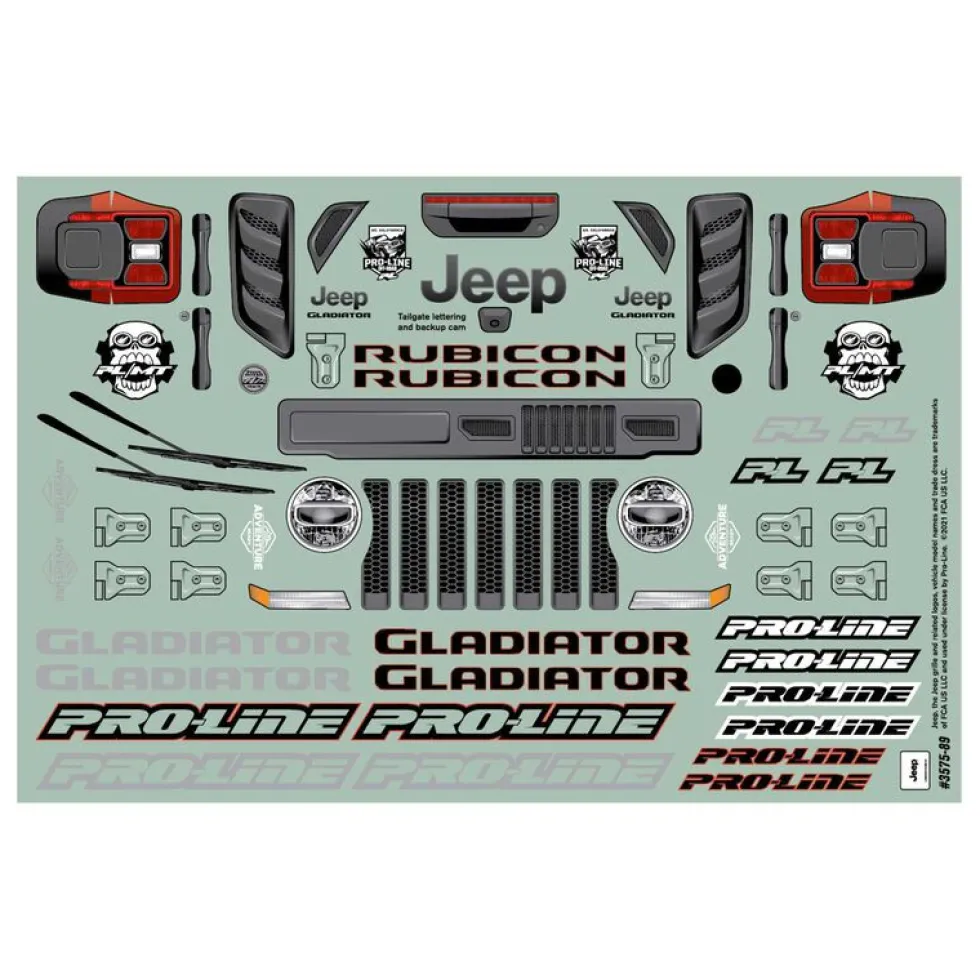 Pro-Line Karosserie-Satz Jeep Gladiator Rubicon unlackiert