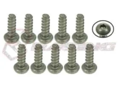 3Racing M2 x 6 Titan Button Head Hex Socket - Self Tapping (10 Stk.)