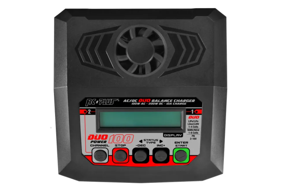 RC Plus Power Duo 100 Charger 230V 2x100 Watt