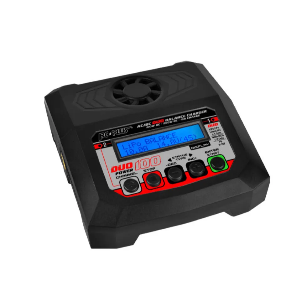 RC Plus Power Duo 100 Charger 230V 2x100 Watt